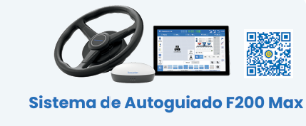 F200 MAX Sveaverken - Autoguiado premium con función de giro automático en cabeceras.